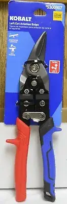 Kobalt 5300907 Aviation Snips Left - Straight Cuts