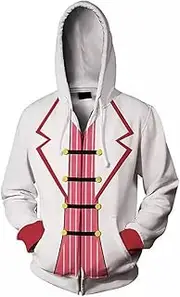 [UToCos] Hazbin Inn Alastor Hoodie Long Sleeve Hotel Costume Angel Lucifer Sweater Halloween Cosplay Jacket
