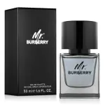 【BURBERRY 巴寶莉】MR. BURBERRY 男性淡香水50ML(專櫃公司貨)