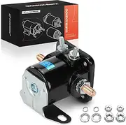 A-Premium Starter Solenoid Replacement for Ford Ranger Thunderbird Jeep Cherokee Ford Bronco Econoline B-600 Club Pinto Lincoln Continental Premier Jeep Grand Wagoneer Mercury Comet Commuter, 12V