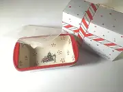 Temp-tations Holiday Christmas Ceramic Mini Loaf Pan with Cover ~ New in Box