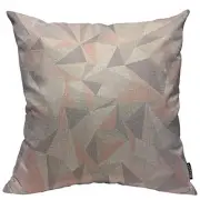 Throw Pillow Cover Abstract Geometric Pattern in Light Colors Home Decorative