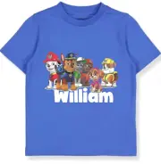 Paw Patrol personalised top tshirt skye chase Toddler clothes girl boys Birthday