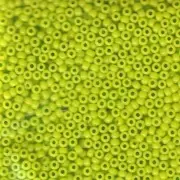 Miyuki Seed Beads 8/0 Opaque Chartreuse Green 8-416 Glass 24gram Size 8 Round