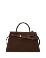 Veronica Beard Large Suede Dash Bag