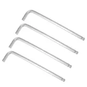 5/16" Ball End Hex Key Wrench L Shaped Long Arm CR-V Repairing Tool, SAE 4 Pcs