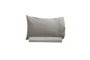 250TC 100% Cotton Sheet Set Single Grey