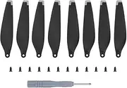 8pcs Mini Propellers Replacement Propeller Blade Spare Parts with Screw Accessories Blades Props Wings Low-Noise for D-JI Mini 3(Silver)