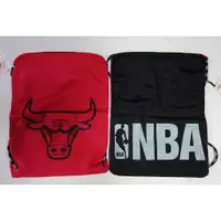 在飛比找蝦皮購物優惠-(創信)NBA 運動休閒束口袋 抽繩袋 公牛-紅黑 8461