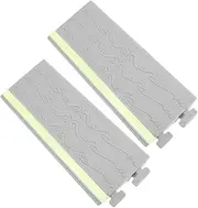 Kit Car Doorway Wheelchair Ramps Step for Sweeping Robot Plastic Light Grey