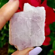 Pink Kunzite from Brazil - Raw rough free form crystal healing gemstone - pc#11