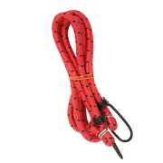 (Red)Bungee Cords With Hooks Elastic Rubber Bungie Cords Straps For Lu EC