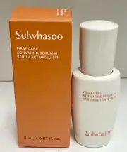 SULWHASOO FIRST CARE ACTIVATING SERUM VI Travel/Sample Sz 8ML NEW!