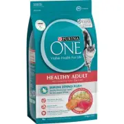 Purina One Healthy Adult With Salmon & Tuna 1+ Years Dry Cat Food 1.5kg