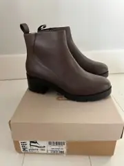 Camper Wanda Black Boot Brown EU 39 US 8.5
