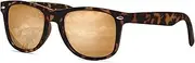[DEMIKOS] Sunglasses for Women Men- Polarized Sun Glasses Womens Mens Retro Mirror Lens for Driving Fishing UV400