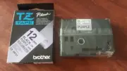 Brother P-touch TZ-NF31 Non-Laminated Black on Purple Label Tape 12mm B345