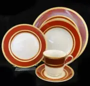 Mikasa Grand Ivory Ambassador -Red L2835 20 Piece Setting For 4