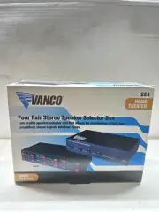 Vanco SS4-Four Pair Stereo Speaker Selector Box