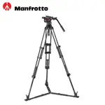 MANFROTTO 曼富圖 NITROTECH N12 GS 專業腳架套組 (含N12雲台+雙管碳纖維三腳架) 廠商直送