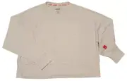 Coca Cola Coke Imprint White Long Sleeve Sweatshirt! (Medium)