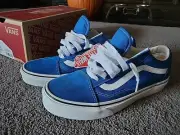 VANS OLD SKOOL IMPERIAL BLUE/WHITE 721356 MEN'S SIZE 8