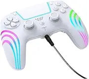 Controller Remote Gamepad Bluetooth Wireless Dual Vibration Gamepad Controller with Illuminated Handle for PS4 Console Joystick