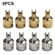 8pcs Car Tyre Valve Cap Set Keep Mud Dirt and Dust Away from Your Tyres