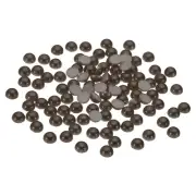1000Pcs Flatback Pearls Beads, 6mm Flatback Pearls, Coffee