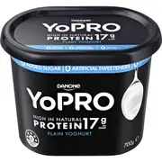 YoPRO Danone High Protein Yoghurt No Added Sugar Plain 700g