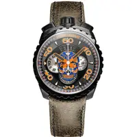 在飛比找PChome24h購物優惠-BOMBERG【炸彈錶】BOLT-68系列 藍骷髏計時碼錶
