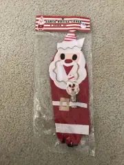 Vtg DanDee Santa Bottle Cover and opener set - NEW old stock