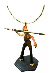 Star Wars Jar Jar Binks Ornament Figure 3” Figurine Sith Lord PVC Charm Dangler