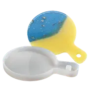 Urban Crafter Handle Tray Silicone Mould round - Small 14.5x10.5cm