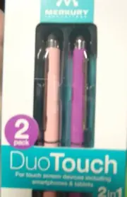 Duo Touch 2 in 1 Stylus & Pen for touch screen devices- smartphones & tablets