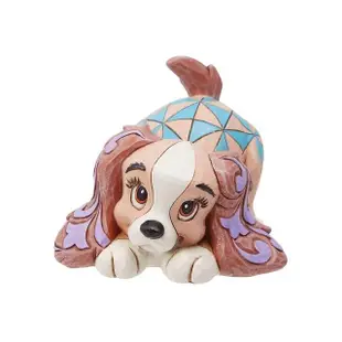 【Enesco】精品家飾 Disney 迪士尼 小姐與流氓 迷你小姐撒嬌居家擺飾