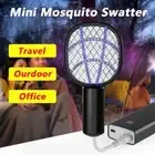 UV Light Fly Bug Zapper USB Mosquito Killer Lamp Insect Racket Camping