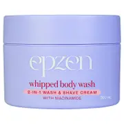 Epzen Whipped Body Wash 2-In-1 Wash & Shave Cream 200 ml