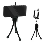 Mini Pocket Size Flexible Tripod Stand With Universal Smartphone Mount Brand New