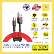 Baseus 2.4A USB to USB Micro Fast Charging Cable for Android Phones - Data Wire
