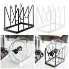 Multi-layer Pot Lid Stand Storage Rack Kitchen Organizer with Cutting Board