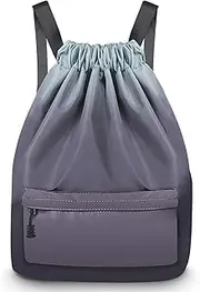INONIX Large Capacity Folding Travel Drawstring Backpack Sports drawstring gym sack for Women Men Children Large Size with Zipper Bottle swim bag