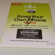 X2 Straight Talk Sim Nano SIM Pin Card Cdma Bring Your Own Phone Kit New Call