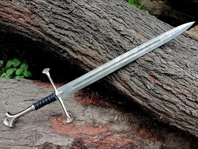 Anduril REPLICA SWORD FROM LORD OF RING, DAMASCUS STEEL BLADE