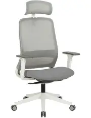 [OOS Living] Carlie High Back Molded Foam Seat Ergonomic Office Chair in Grey