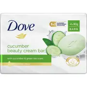 Dove Beauty Cream Bar Cucumber 90g x 4 pack