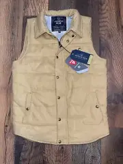 United By Blue Drummond wool vest, Tan mems medium, primaloft, NWT