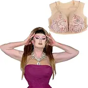 [GraziaCDS] Silicone Breast Forms Crossdressers For Breastplate C-G Cup For Drag Queen Transgender Cotton Filler