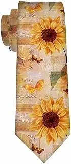 [Yekiua] Starry Night Men's Tie Vincent Van Gogh Night Palace Moon Formal Business Wedding Neckties Ties For Men