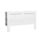 Bed Frame King Size Bed Head With Shelves Headboard Bedhead Base White